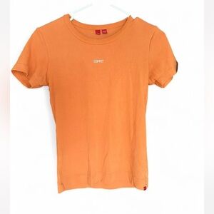 Esprit Bold Orange Crewneck Top
